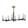 Suspended lamp Freya Fr5167PL-08B Ambra, 760x760x558 mm, E14, 8x40W, black color