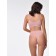 Female top on thin straps in the rubber Mirey Top V-Cutout Spala Stretta, size 44-46, pink color