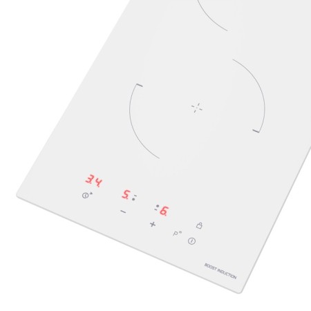Hlect surface Maunfeld CVI302EXWH, induction, 2 burners, sensor, white-3