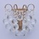 Bra "Pearls" 1x60W E14 Honey bronze 21x22x15cm