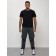 Cargo jeans men, size 46-48, dark gray color