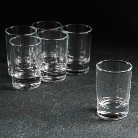 Set of glass piles Basic, 55 ml, 6 pcs