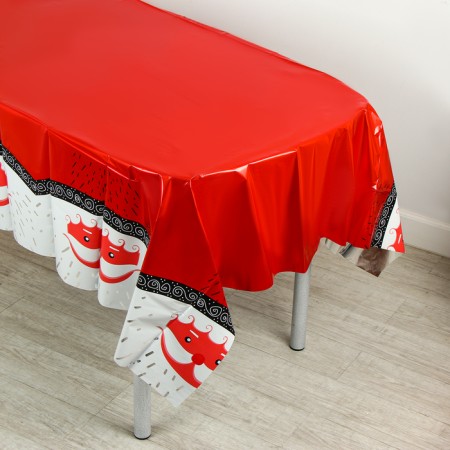 Grandfather Claus tablecloth, 137 × 183 cm-2