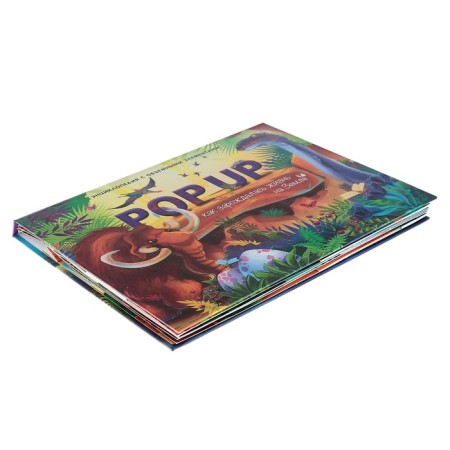 Encyclopedia with voluminous elements "How life on Earth was born"-1