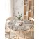 Groundpress on the table “Groundy newspapers”, round, oxford, elastic band, size 140x140 cm, diameter 105-120 cm