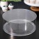 Falseyarus for the cake, cylinder, d = 30 cm, h = 12 cm, the color is transparent