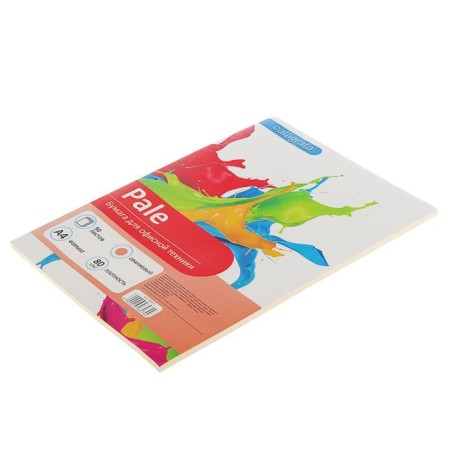 Colored paper A4, 50 sheets of Calligrata pastel, orange, 80 g/m²-1