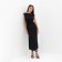 Women's dress with draping Mist Summer Time, Black, R.46
