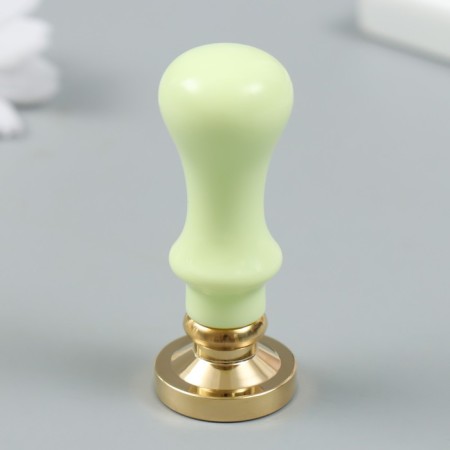 Printing for wax with a plastic handle "Santa" 2.5x2.5 cm-2