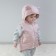 Beginning children's insulated kinderlitto "Orsetto", height 80-86 cm, color pink powder