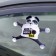 Auto -toe "I can do everything", panda, on suction cups