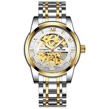 Men's masculine watch, d-4.1 cm, 3 atm, luminous, silver