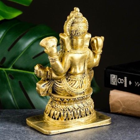 Figure "Ganesha" gold, 20x12x8cm-2