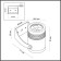 Faced swivel lamp for 360 ° Stima IP67 LED 6W 4000K