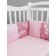 Set in the crib "Delicate dance", 15 objects, pink color