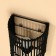 Lamp wall -mounted from the rattan "Bali" 1x120W, E27, 16x10x23 cm, brown