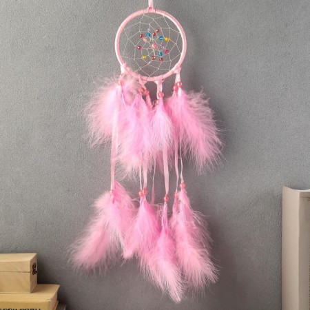 Dreams "Web with pearls" d = 11 cm light pink 40 cm