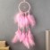 Dreams "Web with pearls" d = 11 cm light pink 40 cm