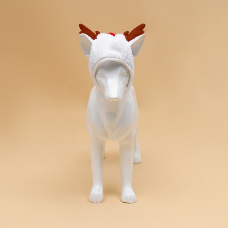 New Year. Animal cap "horns", size S (ohm 15 cm, length 15 cm)-1