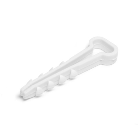 Dowel-homut "tundra", for a flat cable, nylon, 10 mm, white, 100 pcs-3