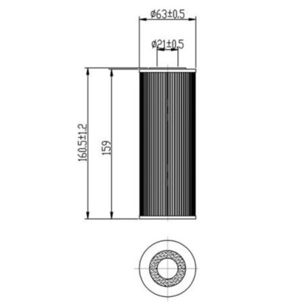 Oil filter Totachi to-1242