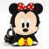 Children's bag, 12x9x2 cm, at lightning, black, Minnie Mouse