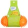 Massage ball Onlytop "Squirrel", double, orange color