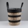 Wicker basket, d28xh31 bd20, rogoz