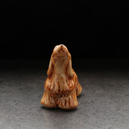 Porcelain figurine "American Cocker Spaniel", chocolate-1