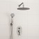 The shower system wasserkraft a16421, built -in, tropical shower, shower, chromium