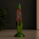 Green Rocket lamp LED, LAVA, sparkles, from batteries 3HLR44 19 cm Risalux