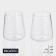 Nolan glasses, 400 ml, 9 × 10 cm, set 2 pcs, glass, transparent