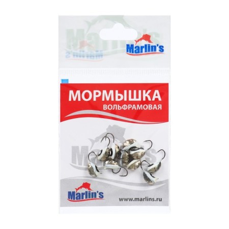 Mormyshka tungsten Marlin’s Vyatka larva No. 3, 10 pcs-1