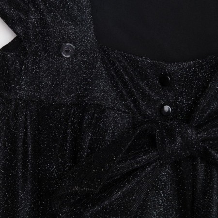 Dress elegant children's KAFTAN, p. 32 (110-116 cm), black-7