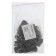 Castle Castle on a box, 4.5 cm, iron, black color, with a eye, 10 pcs