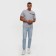 President T -shirt, size m, color gray