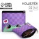 Children's textile wallet "Frog", 11x9x0.5 cm, purple color