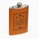Flask for alcohol and water, 270 ml, "defender", stainless steel, gift, 9 oz