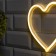 Neon sign "Heart" 20 × 20 cm, AAX3 batteries (not in the kit), USB, glow warm white