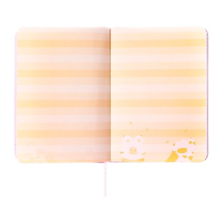 Notebook A6, Devente Cat Paws, 192 sheets, hard cover, artificial skin with foam rubber, 70g/m2, mix-9