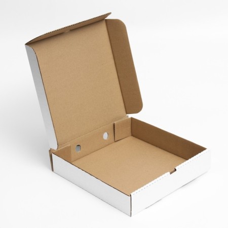 Pizza box, white, 30 x 30 x 6 cm-1