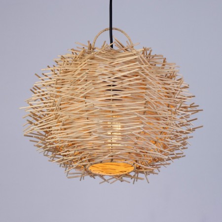 Ceiling Lamp from Rotan "Andi" 1x120W, E27, 40x40x26 cm-2