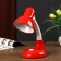 Luminaire desktop UT-221 E27 40W on the stand red 27.5x37x14 cm