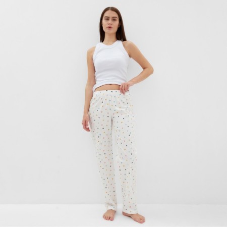Women's pants KAFTAN "Shards", p. 52-54, white-1