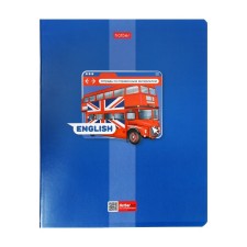 The subject is “bright color”, 48 sheets in the “English language” cage, the covered cardboard, selective varnish, with reference material