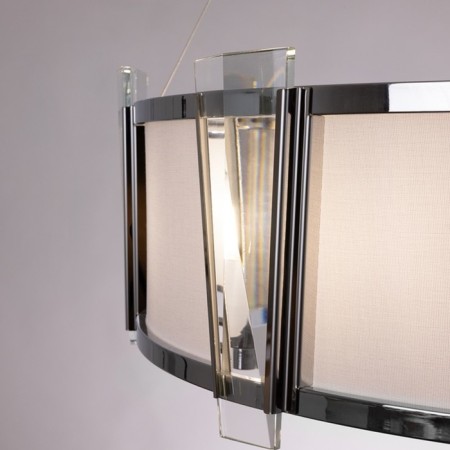 Suspended chandelier Arte Lamp Grato A4079LM-8CC, E14, 8x40 W, 75x75x22 cm, Chrome-2