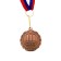 Prize medal 159 diam 3.5 cm. 2 place. Color ser. With a ribbon