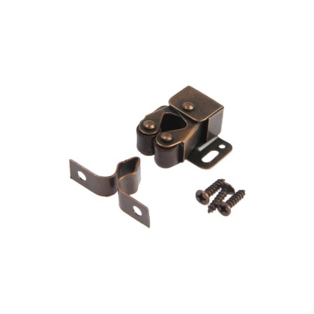 Double roller latch-stop Lockland, iron, color copper-9