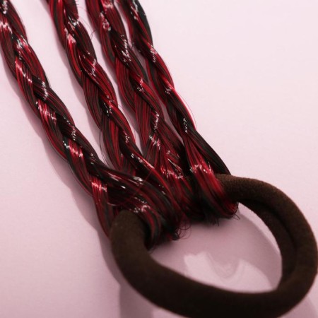 Hair gums, children's, colored braids “Time of Magic”, D = 4 cm.-4