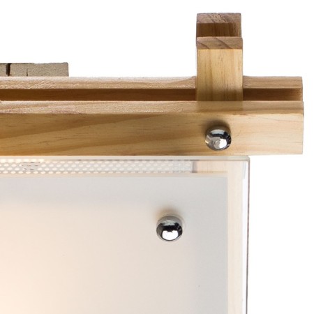 Archimede 1x60W E27 lamp, brown 23x23x9 cm-2